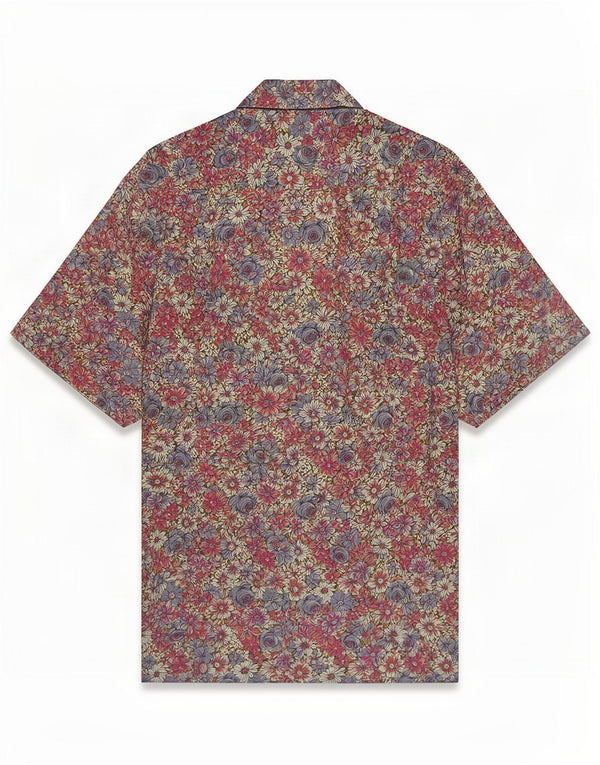 Rodrigo Herren-Kurzarmhemd, mittelgroß, mehrfarbig, Blumenmuster