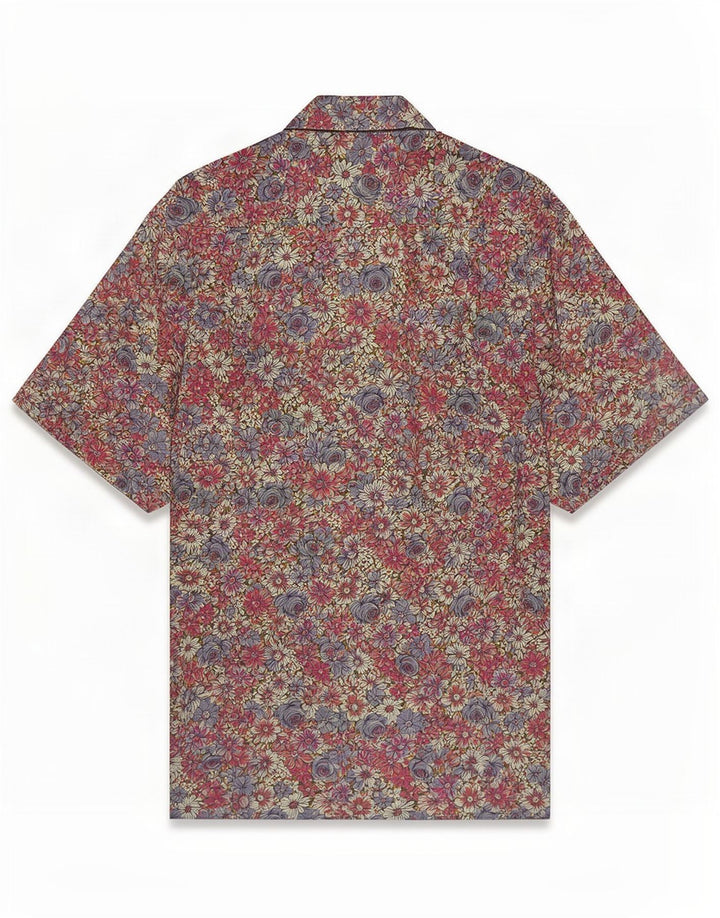 Rodrigo Herren-Kurzarmhemd, mittelgroß, mehrfarbig, Blumenmuster