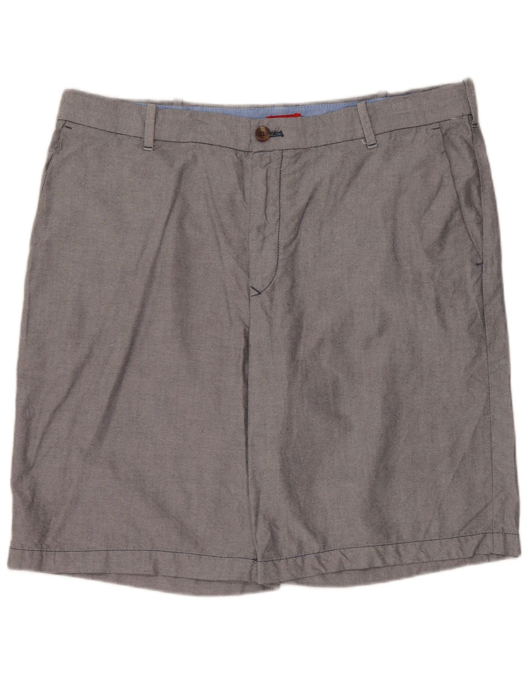 Izod Herren Chinoshorts W38 XL Grau Baumwolle