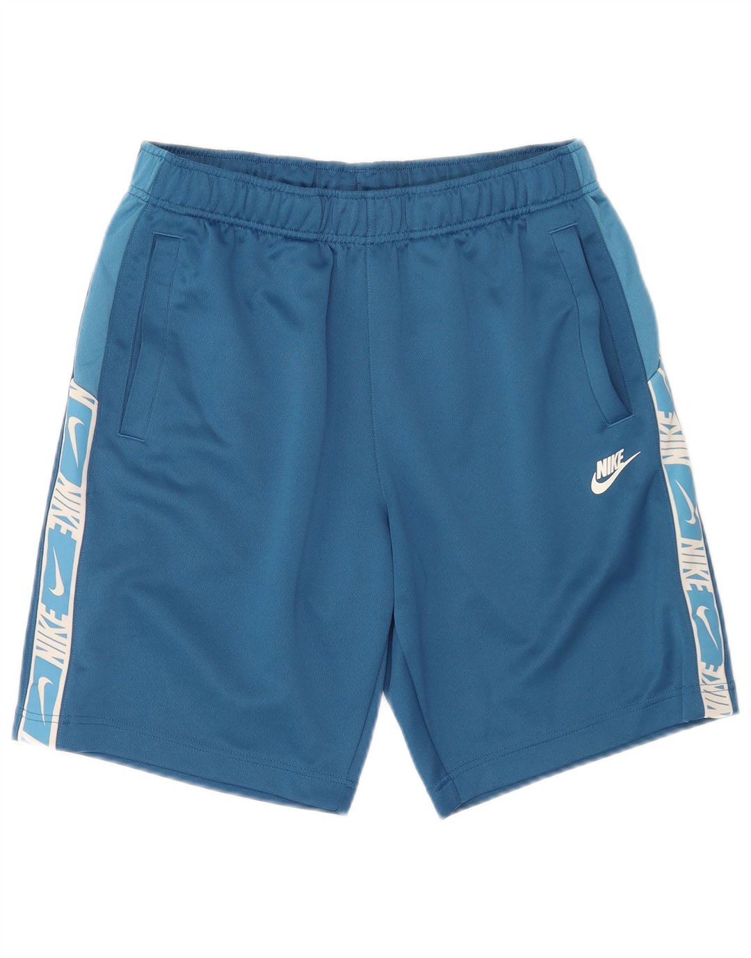 Nike Herren Graphic Sport Shorts Mittelblaues Polyester