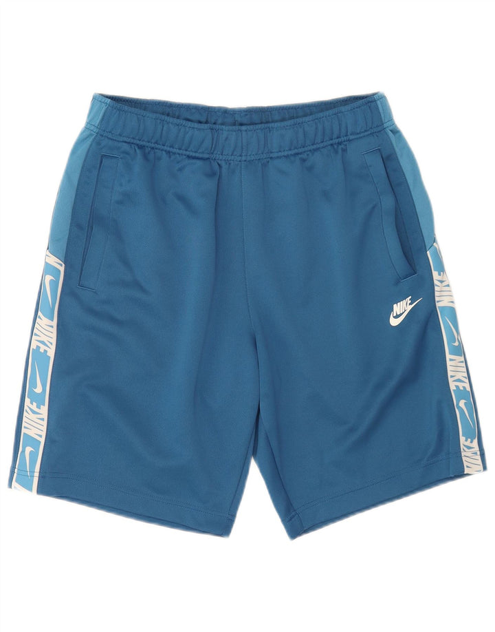 Nike Herren Graphic Sport Shorts Mittelblaues Polyester