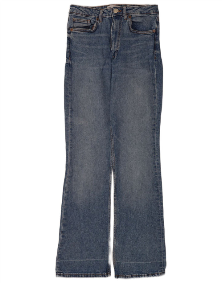 Zara Damen Bootcut Jeans EU 38 Small W28 L32 Blau