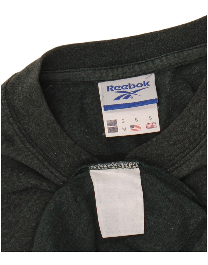 REEBOK Herren T-Shirt Top Small Grau Baumwolle