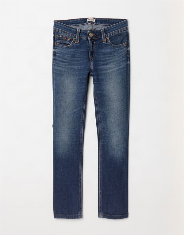 Tommy Hilfiger Damen Slim Jeans W28 L28 Blaue Baumwolle