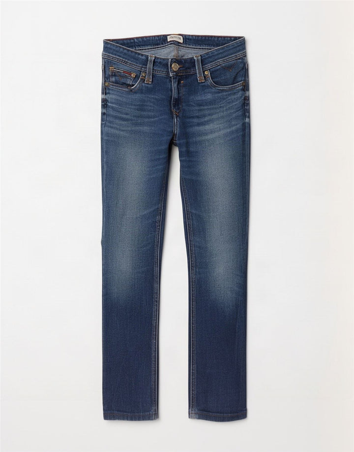Tommy Hilfiger Damen Slim Jeans W28 L28 Blaue Baumwolle