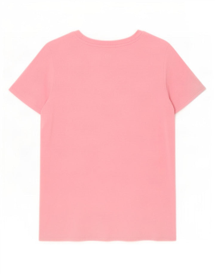 Gap Damen T-Shirt Top UK 10 Small Pink Rayon