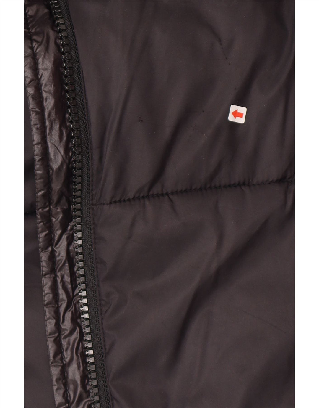 Fila Herren Loose Fit Wattierte Jacke UK 36 Small Schwarz Nylon