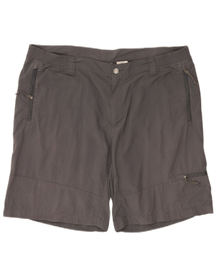 Columbia Herren Titanium Cargo Shorts XL W40 Graues Nylon