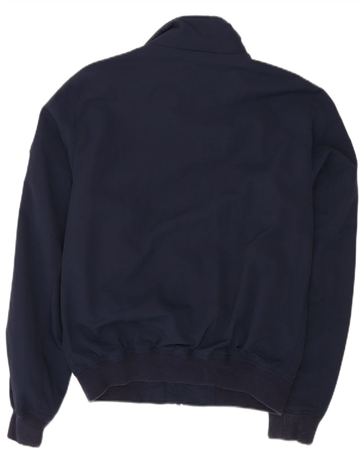 Tommy Hilfiger Herren Bomberjacke UK 36 Small Marineblau Polyamid