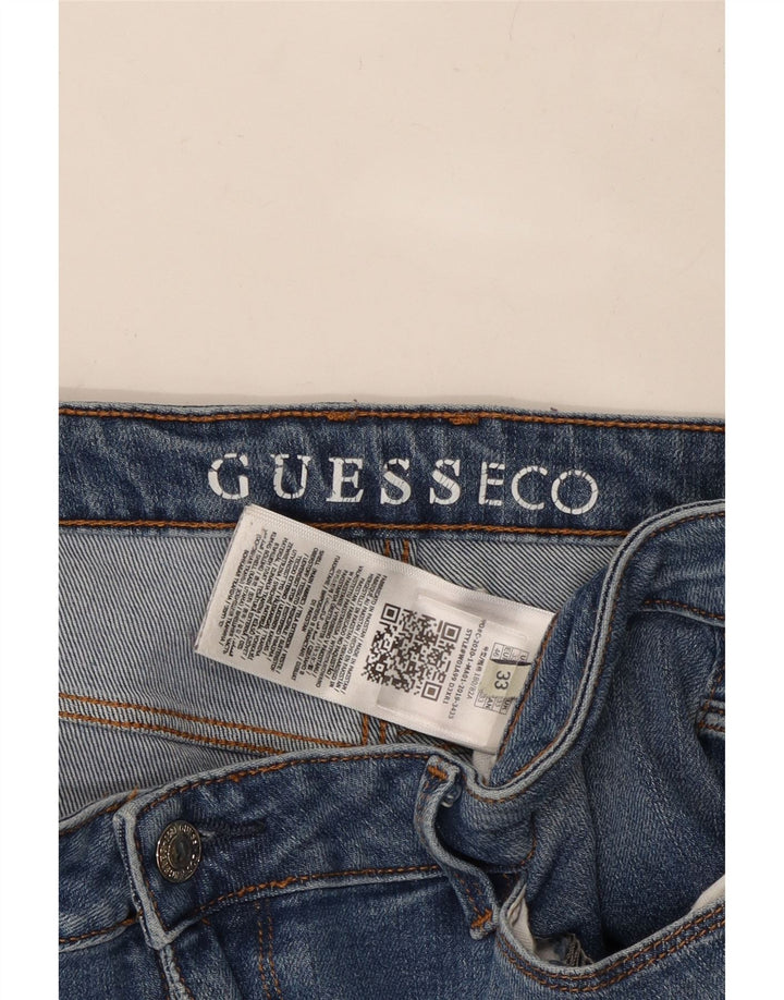 GUESS Womens Annette High Rise Skinny Jeans W33 L29 Blue Cotton Vintage Guess and Second-Hand Guess from Messina Hembry 