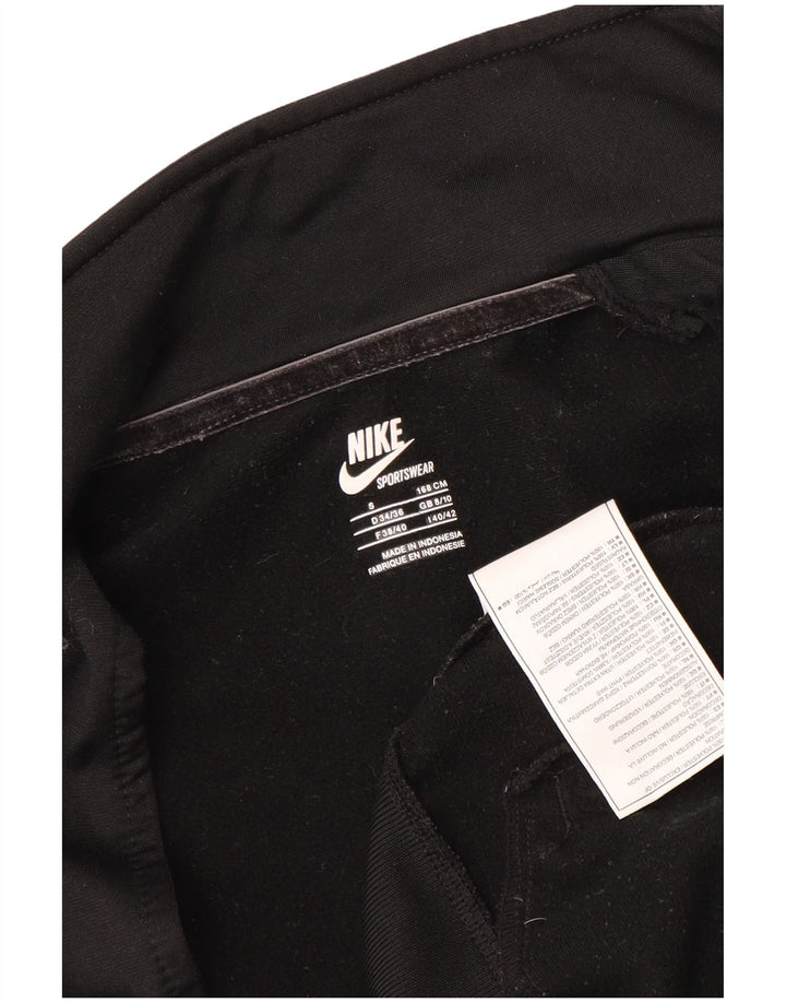 Nike Damen-Trainingsanzug-Top-Jacke, UK 8/10, Größe S, Schwarz, Polyester