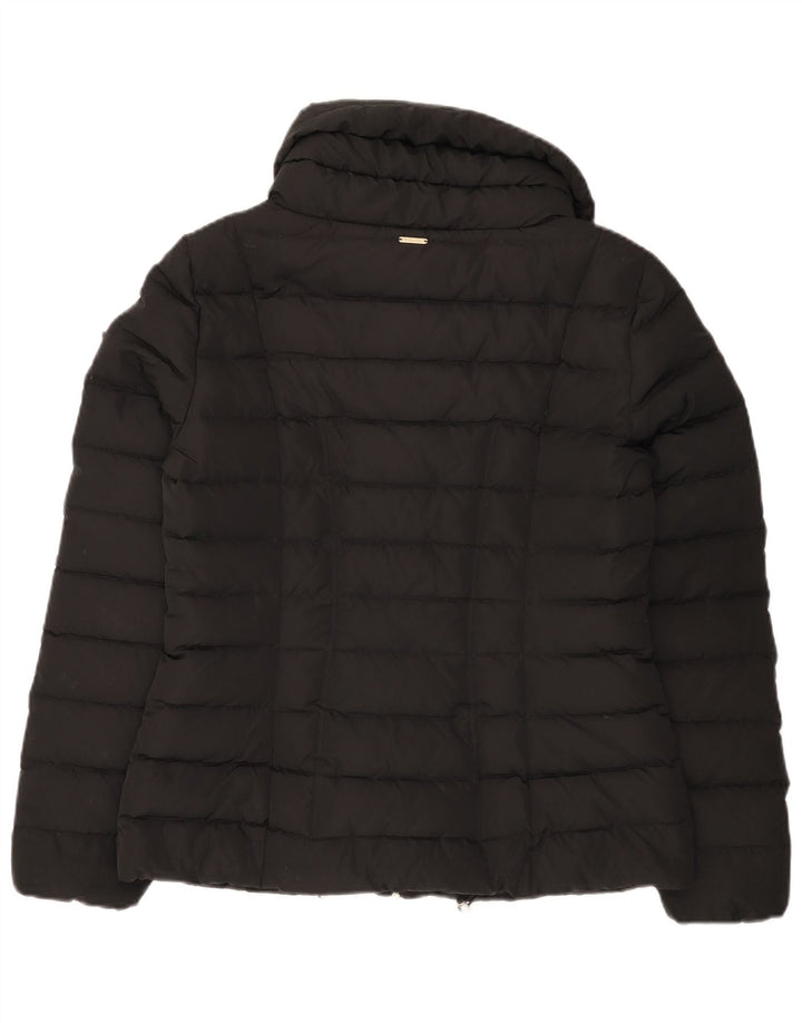 Guess Damen Wattierte Jacke UK 16 Large Schwarz