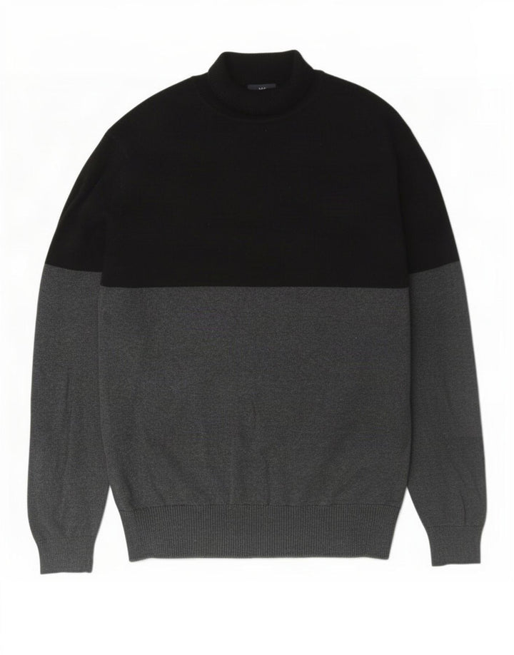 French Connection Rollkragenpullover für Damen, Gr. 14, Mittelgrau