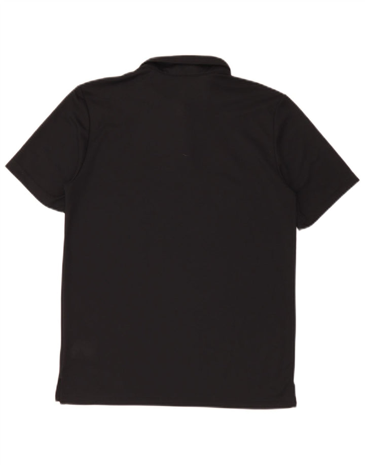 Adidas Jungen Climalite Poloshirt 13–14 Jahre, schwarzes Polyester