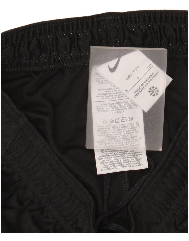 Nike Damen Dri Fit Sport Shorts UK 8 Small Schwarz Polyester