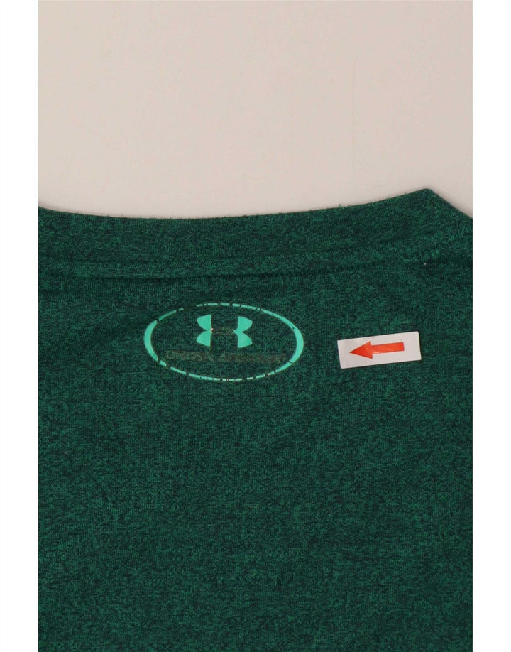 Under Armour Herren lockeres T-Shirt-Oberteil Mittelgrün meliert