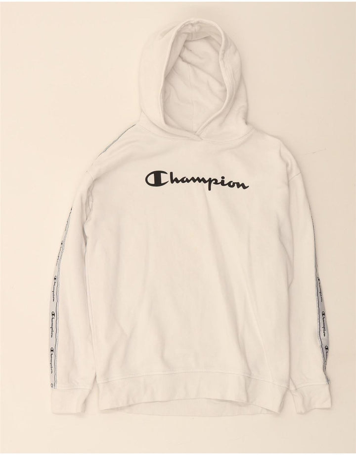 CHAMPION Kapuzenpullover mit Grafik für Jungen, 13–14 Jahre, XL, Weiß