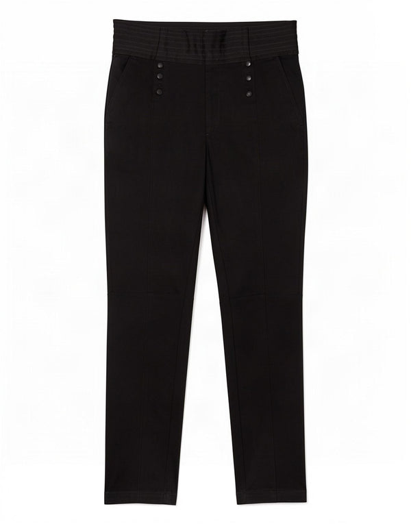 Zara Skinny-Freizeithose für Damen, mittelgroß, W28, L28, schwarze Viskose