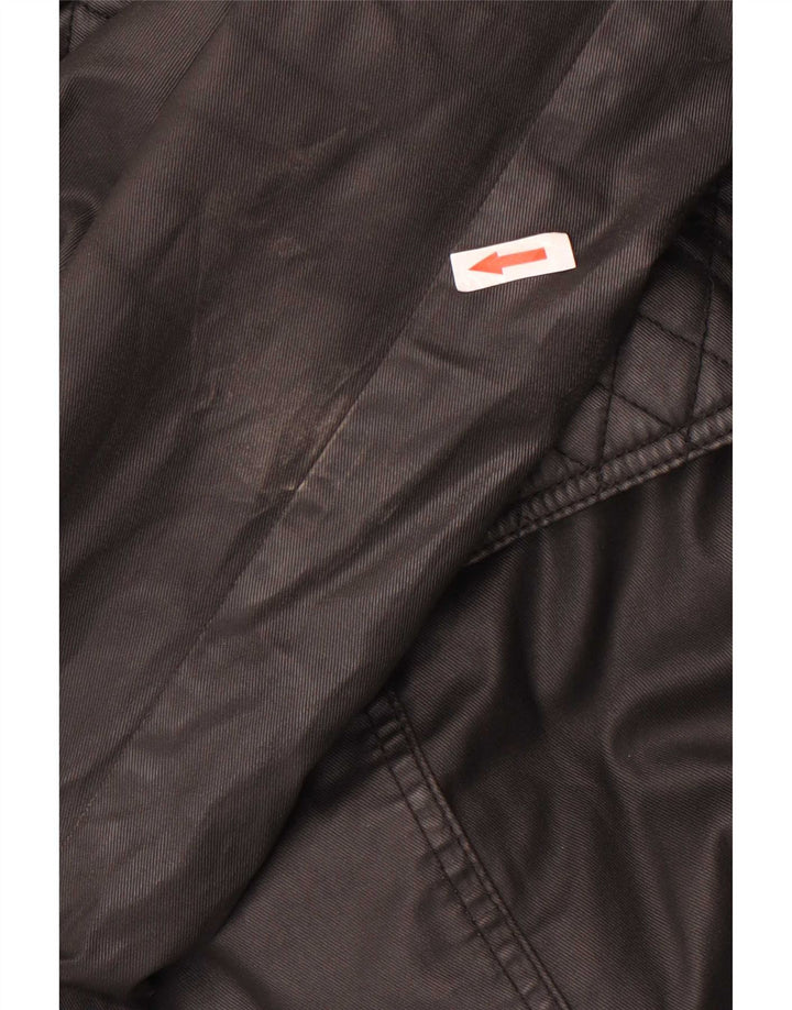 KHUJO Damen Trenchcoat UK 18 XL Schwarz Polyester