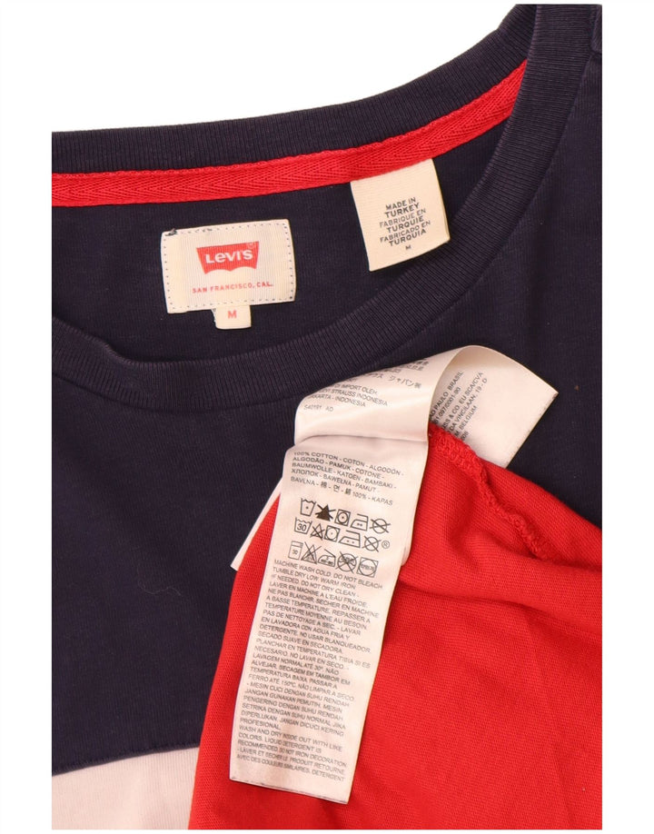 Levi's Herren-T-Shirt mit Grafik, mittelgroß, mehrfarbig, Colourblock-Baumwolle