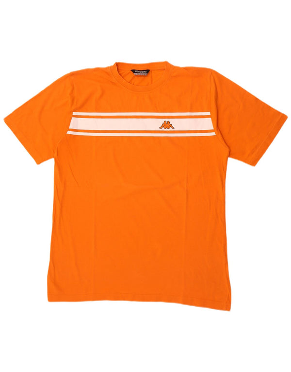 Kappa Herren T-Shirt Top 2XL Orange Baumwolle