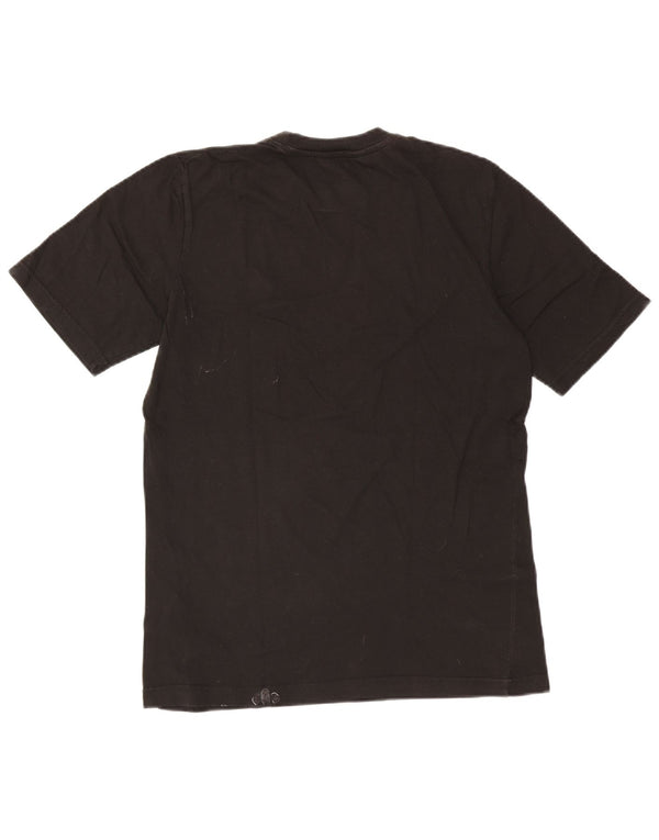 Kappa Herren T-Shirt Top Large Schwarz Baumwolle