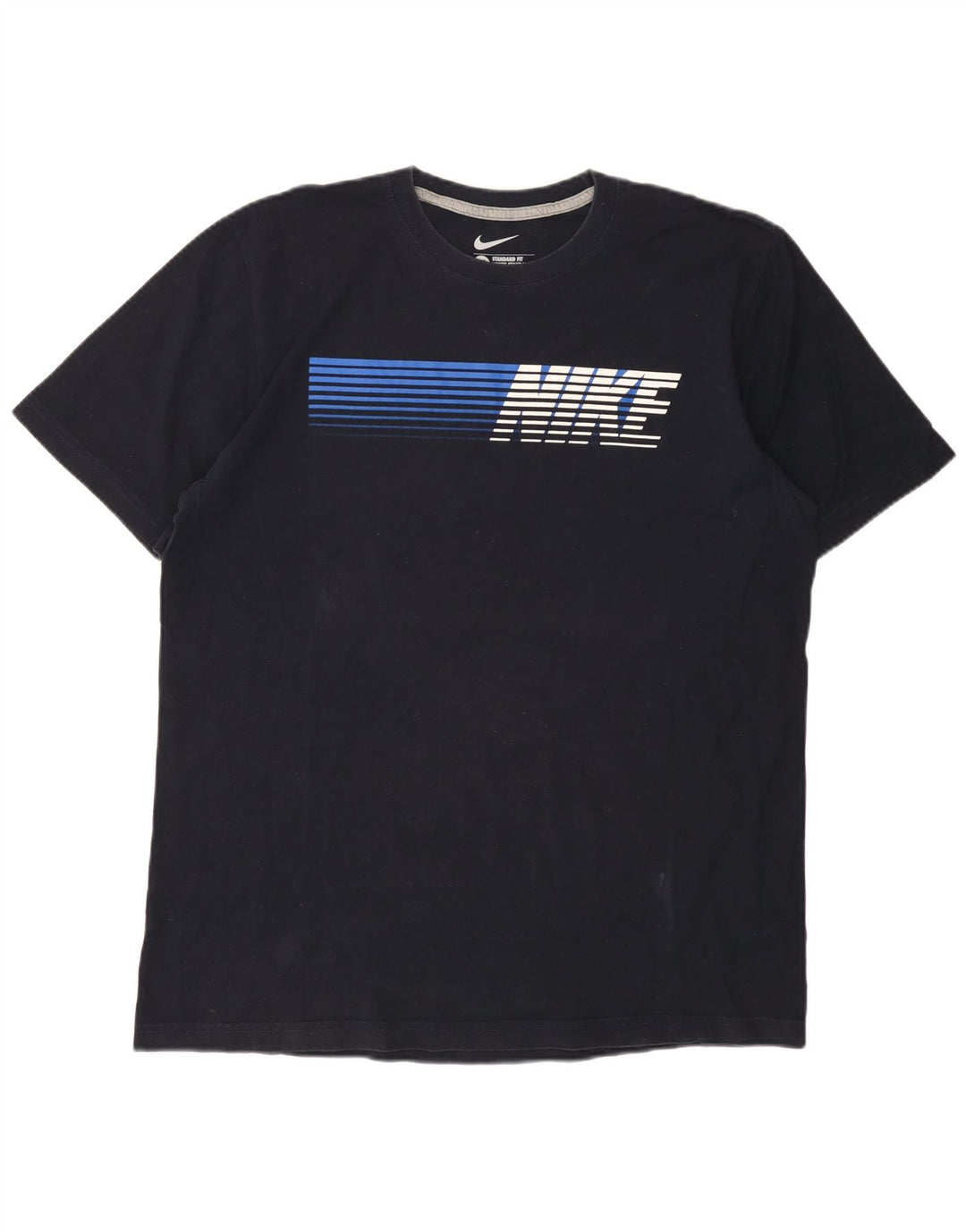 NIKE Herren-T-Shirt mit Standard-Passform und Grafik, UK 46/48 XL, Marineblau