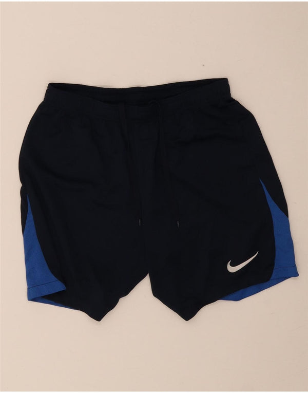 Nike Herren Dri Fit Slim Sportshorts, groß, Marineblau, Farbblock-Polyester
