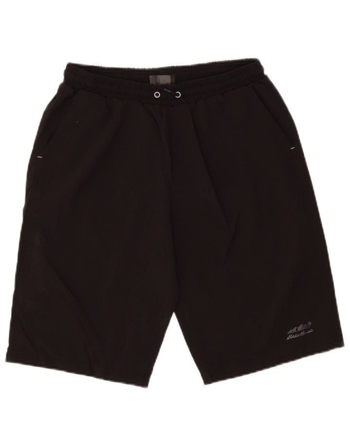 Eddie Bauer Badeshorts für Jungen, 15–16 Jahre, XL, Schwarz, Polyester