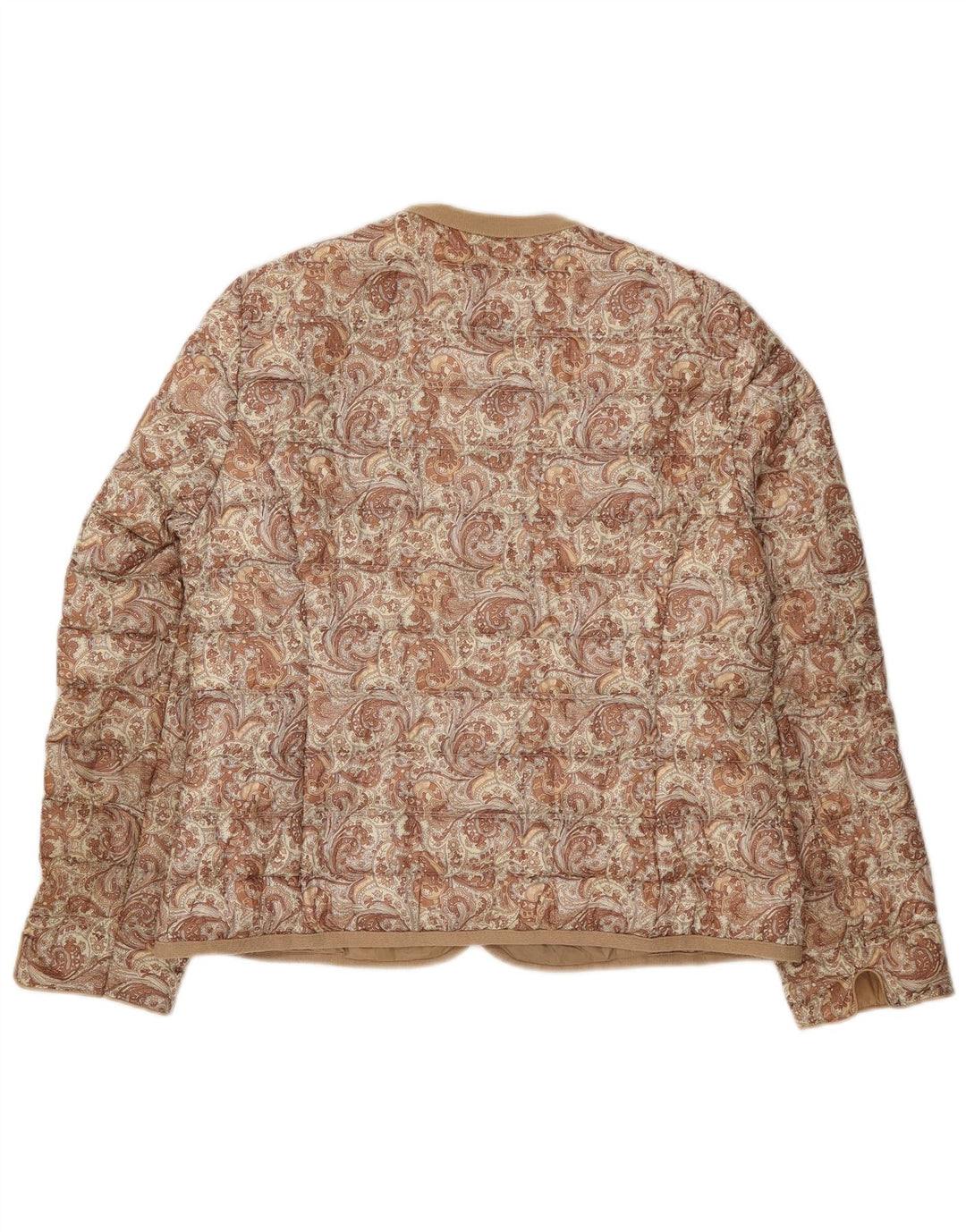 Betty Barclay Damen Wattierte Jacke UK 16 Large Beige Paisley Polyester
