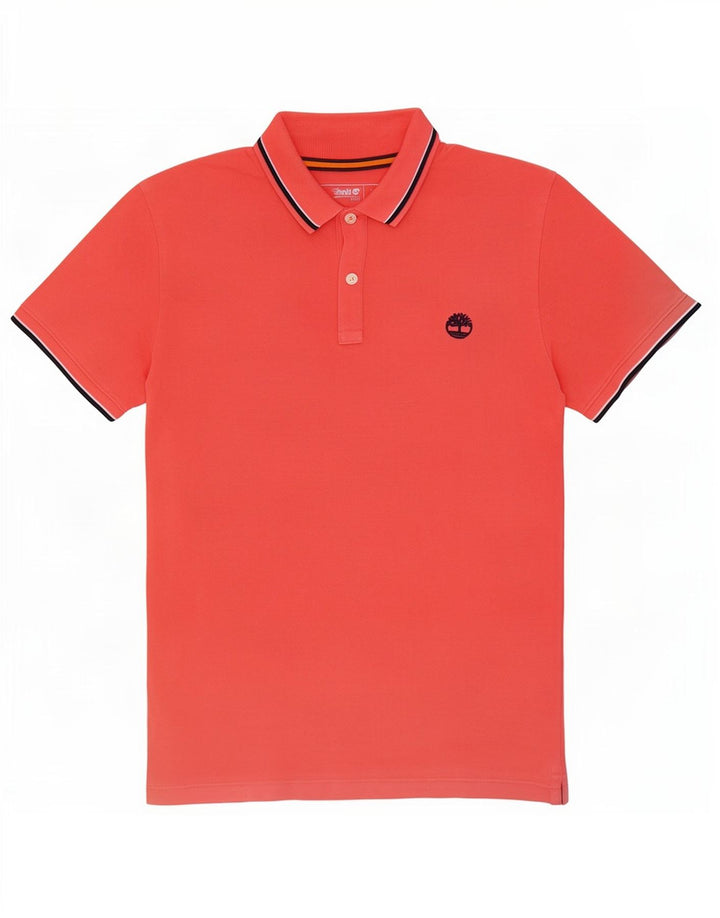 Timberland Herren Slim Fit Poloshirt Mittelrosa Baumwolle