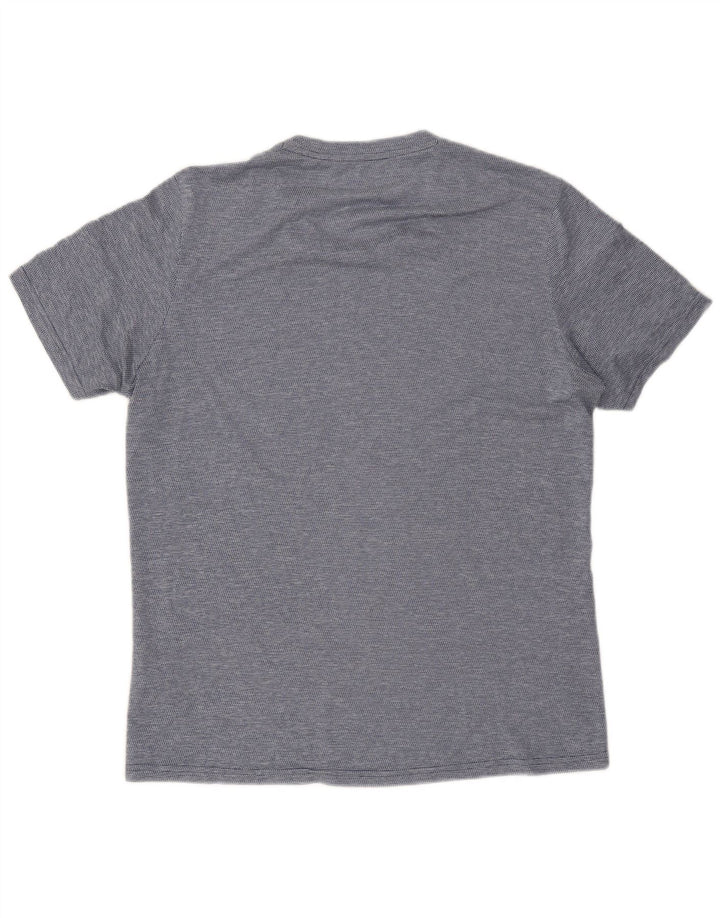 Adidas Herren Aeroready T-Shirt Top Medium Marineblau gestreift Polyester