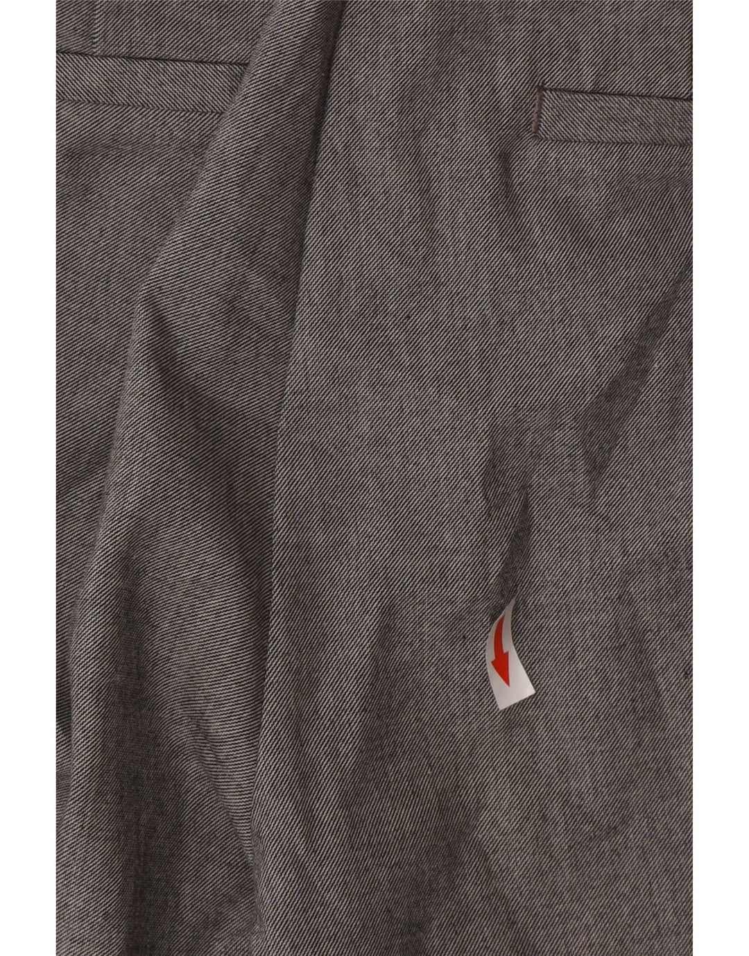 Zara Tapered Chino-Hose für Damen, mittelgroß, W30, L28, grau kariertes Polyester