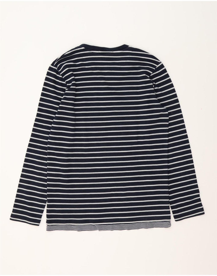 SCOTCH & SODA Herren-Oberteil, langärmelig, groß, marineblau, gestreift, Baumwolle