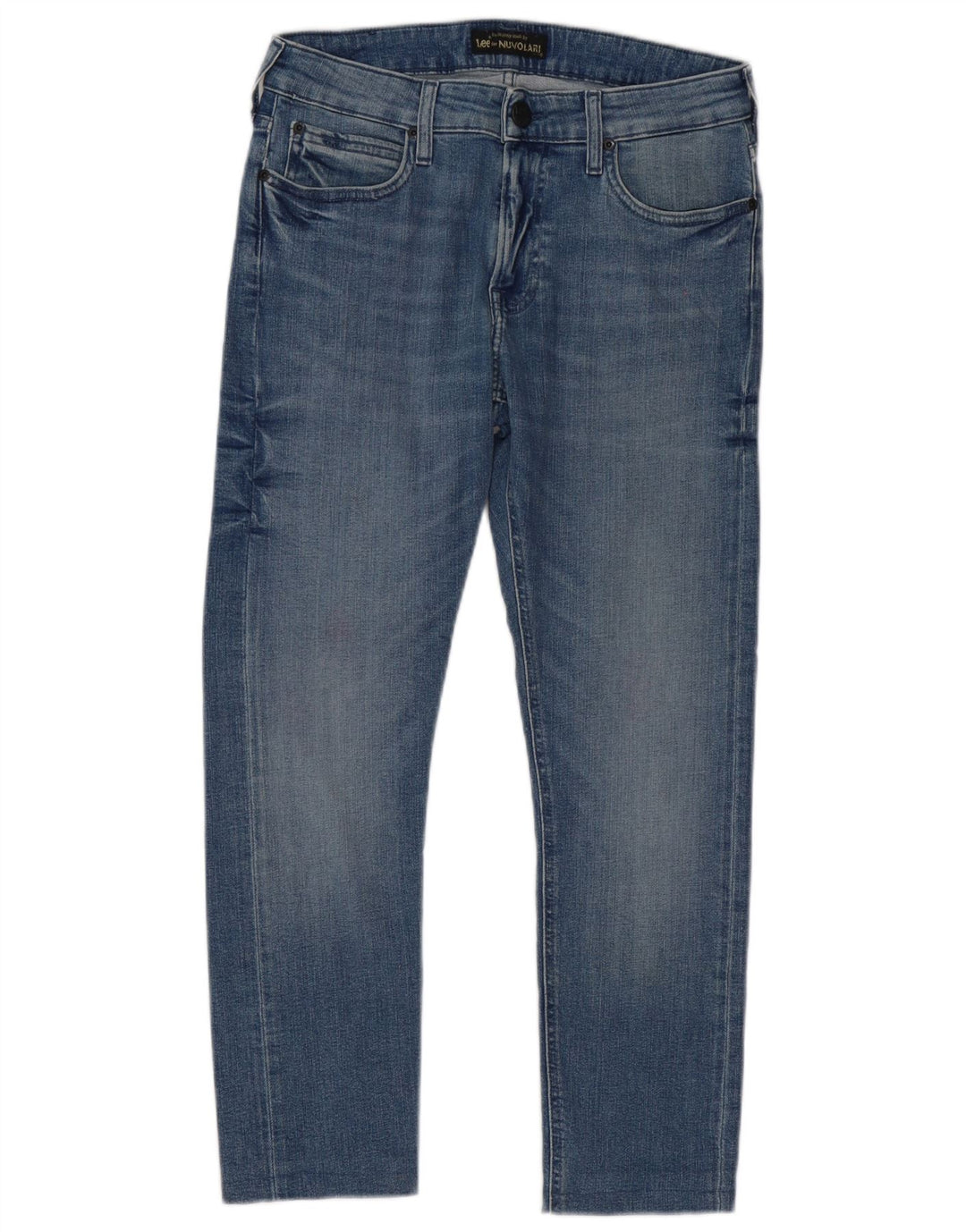 Lee Damen Malone Slim Jeans W30 L26 Blaue Baumwolle