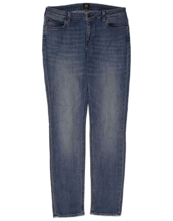 Lee Damen Elly Slim Jeans W31 L31 Blaue Baumwolle