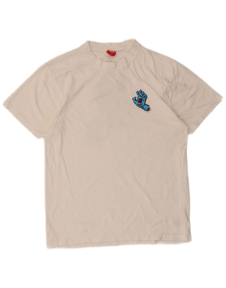 Santa Cruz Herren-T-Shirt mit Grafik, mittelweiße Baumwolle