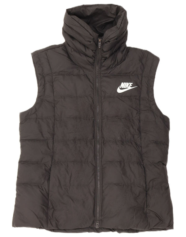 Nike Damen Wattierte Weste UK 18 XL Schwarz Polyester