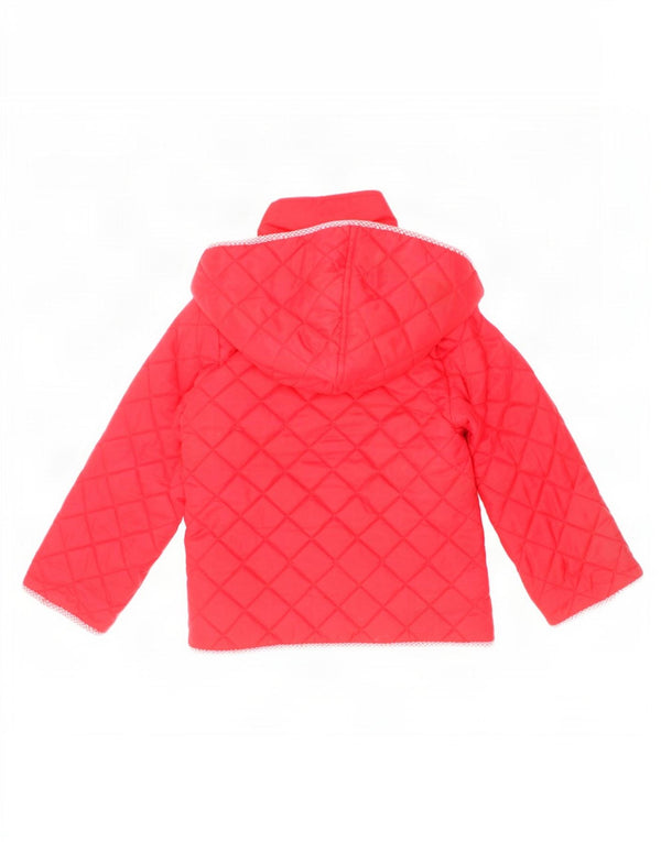 Benetton Steppjacke mit Kapuze für Mädchen, 2–3 Jahre, 2XS, Rot