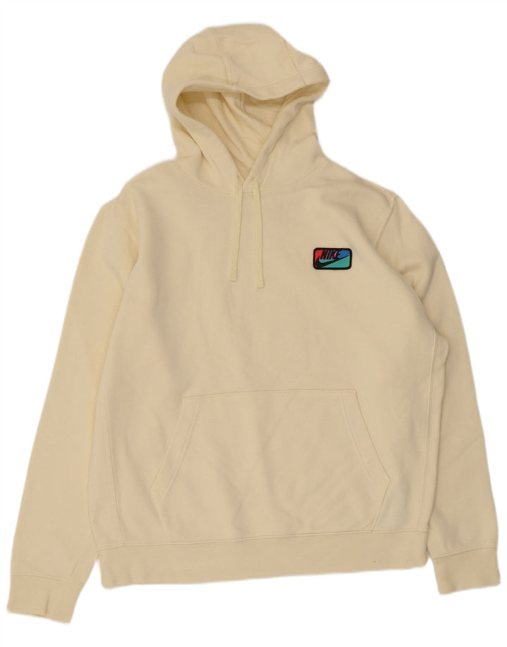 Nike Herren Kapuzenpullover, groß, gelbe Baumwolle