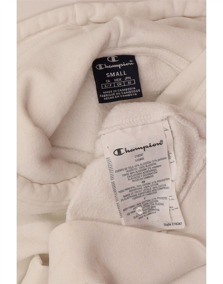 Champion Herren-Kapuzenpullover, Größe S, weiße Baumwolle
