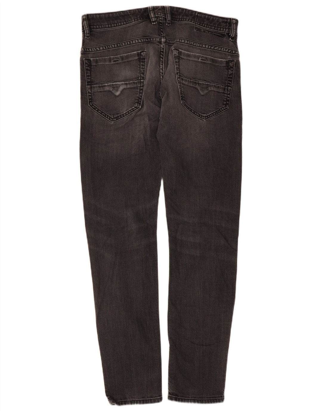 Diesel Herren Thanaz Slim Jeans W32 L30 Graue Baumwolle