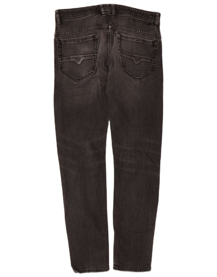 Diesel Herren Thanaz Slim Jeans W32 L30 Graue Baumwolle