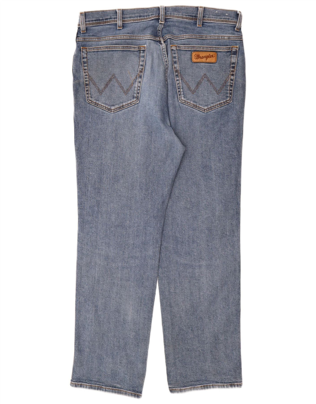Wrangler Herren Texas Straight Jeans W38 L32 Blaue Baumwolle