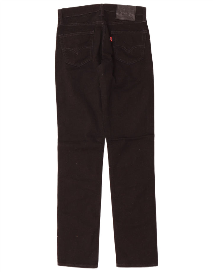 LEVI'S Herren 511 Slim Jeans W30 L34 Schwarze Baumwolle