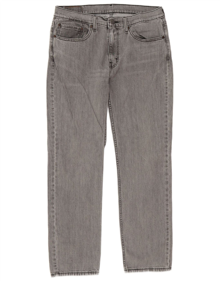 Levi's Herren 514 Straight Jeans W34 L32 Graue Baumwolle