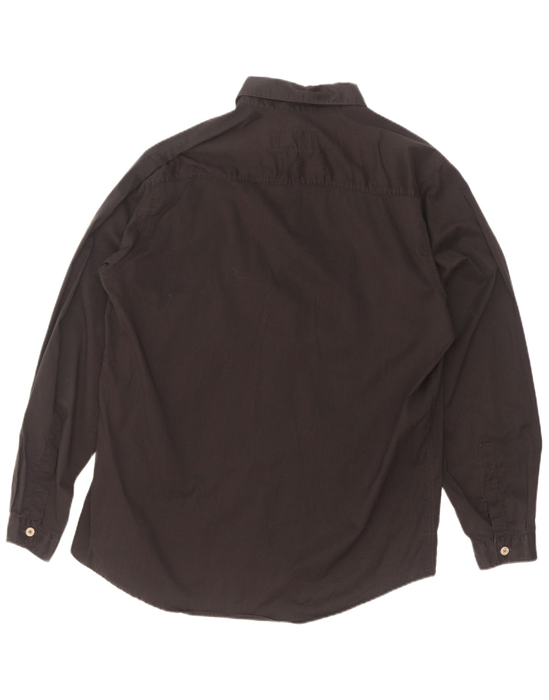 Armani Jeans Herrenhemd Mittelschwarze Baumwolle
