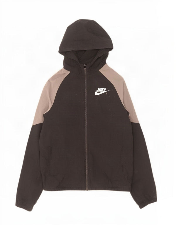 Adidas Mädchen-Trainingsanzug mit Kapuze, Top-Jacke, 13–14 Jahre, XL, Schwarz, Farbblock
