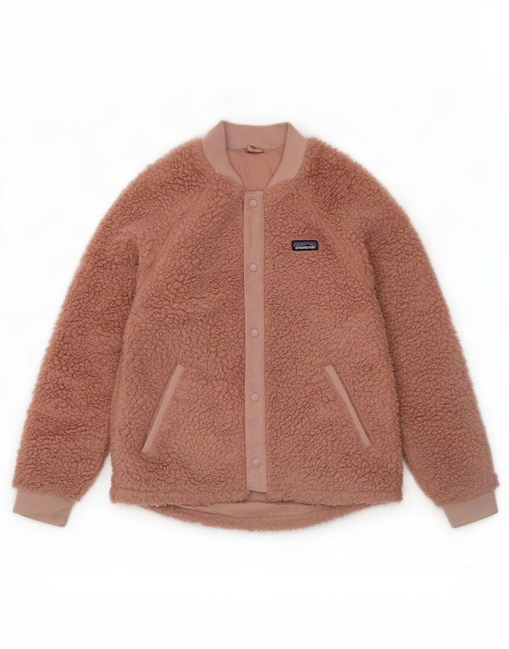 Patagonia Fleecejacke für Mädchen, 9–10 Jahre, mittelrosa, Polyester