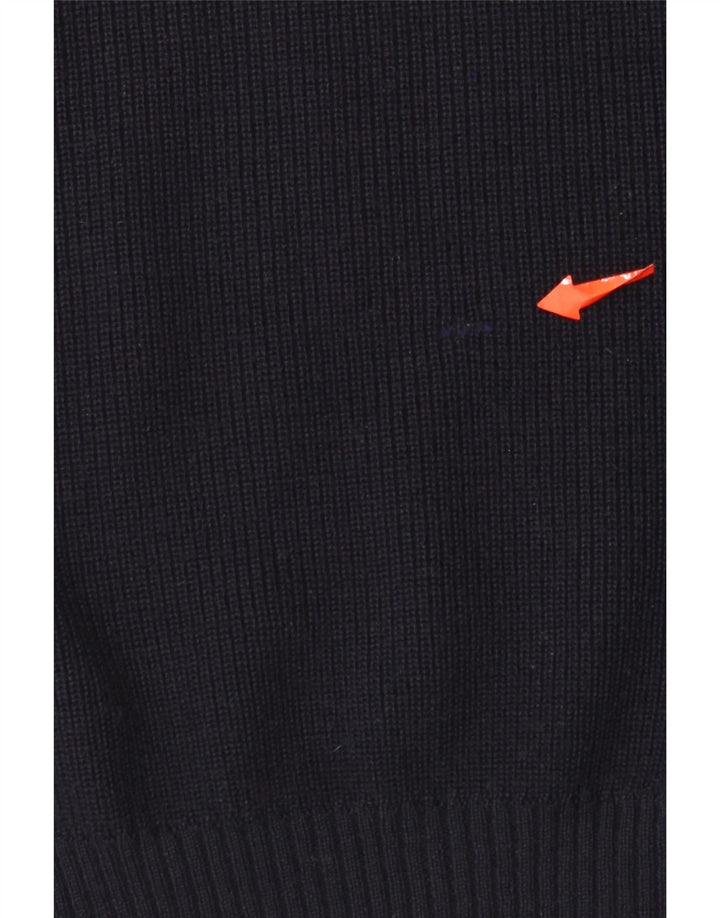 Explorer Herren-Pullover mit Rundhalsausschnitt, IT 50, mittelmarineblaue Wolle